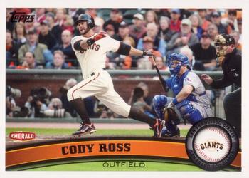 2011 Topps Emerald Nuts San Francisco Giants #SFG25 Cody Ross Front