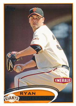 2012 Topps Emerald Nuts San Francisco Giants #SF11 Ryan Vogelsong Front