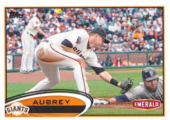 2012 Topps Emerald Nuts San Francisco Giants #SF22 Aubrey Huff Front