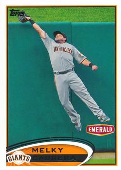 2012 Topps Emerald Nuts San Francisco Giants #SF25 Melky Cabrera Front