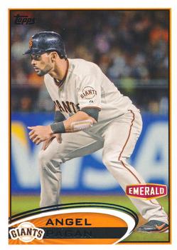 2012 Topps Emerald Nuts San Francisco Giants #SF26 Angel Pagan Front