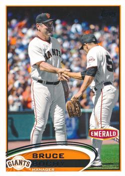 2012 Topps Emerald Nuts San Francisco Giants #SF29 Bruce Bochy Front