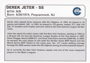 2008 Salute to Columbus Eras #NNO Derek Jeter Back