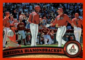 2011 Topps - Red Border #53 Arizona Diamondbacks Front