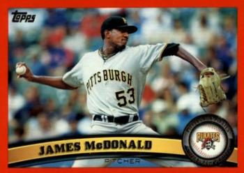 2011 Topps - Red Border #73 James McDonald Front