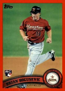 2011 Topps - Red Border #88 Brian Bogusevic Front