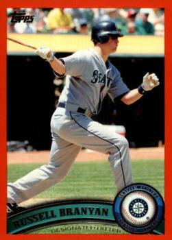 2011 Topps - Red Border #116 Russell Branyan Front