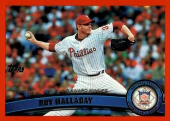 2011 Topps - Red Border #146 Roy Halladay Front