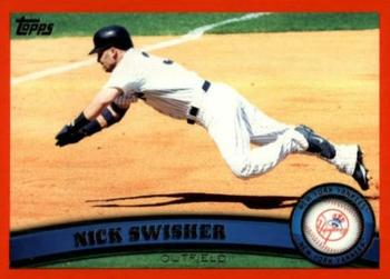 2011 Topps - Red Border #279 Nick Swisher Front