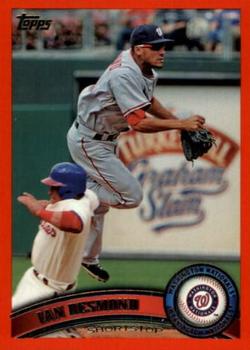 2011 Topps - Red Border #308 Ian Desmond Front