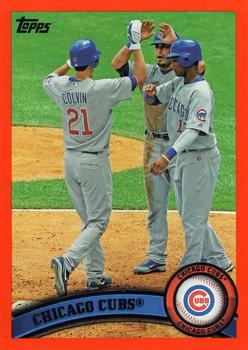 2011 Topps - Red Border #309 Chicago Cubs Front