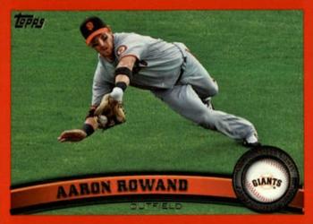 2011 Topps - Red Border #363 Aaron Rowand Front