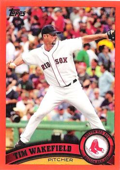 2011 Topps - Red Border #364 Tim Wakefield Front
