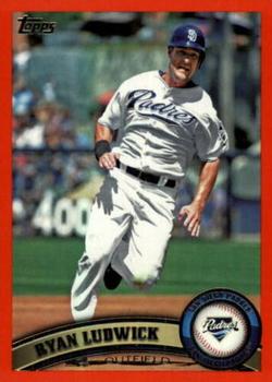 2011 Topps - Red Border #383 Ryan Ludwick Front
