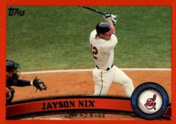 2011 Topps - Red Border #549 Jayson Nix Front