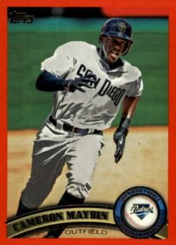 2011 Topps - Red Border #569 Cameron Maybin Front
