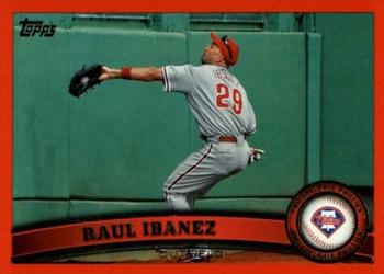 2011 Topps - Red Border #656 Raul Ibanez Front