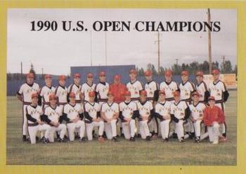 1990 Alaska Goldpanners #1 Team Photo Front