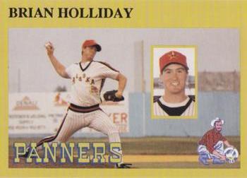 1990 Alaska Goldpanners #7 Brian Holliday Front