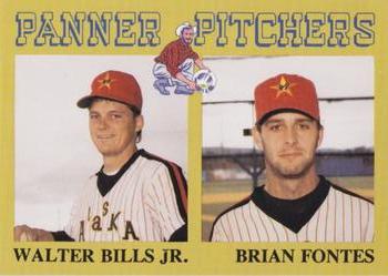 1990 Alaska Goldpanners #8 Walter Bills Jr. / Brian Fontes Front