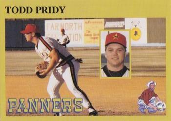 1990 Alaska Goldpanners #10 Todd Pridy Front