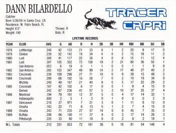 1990 Buffalo Bisons #NNO Dann Bilardello Back