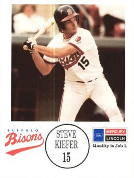 1990 Buffalo Bisons #NNO Steve Kiefer Front