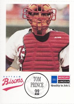 1990 Buffalo Bisons #NNO Tom Prince Front