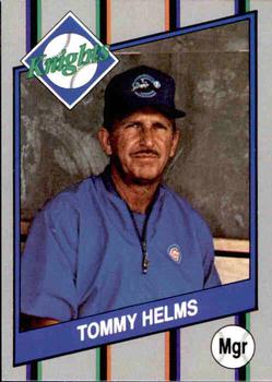 1990 Charlotte Knights #19 Tommy Helms Front