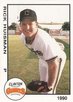 1990 Clinton Giants Update #U6 Rick Huisman Front