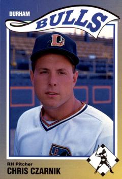 1990 Durham Bulls #9 Chris Czarnik Front