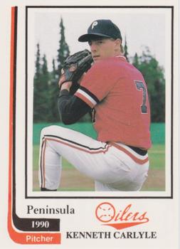 1990 Peninsula Oilers #14 Ken Carlyle Front
