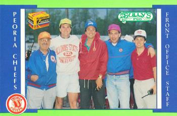 1990 Peoria Chiefs #3 John Butler / Michael Nelson / Jeffrey Reeser / Ralph Rashid / Norm Jenkins Front