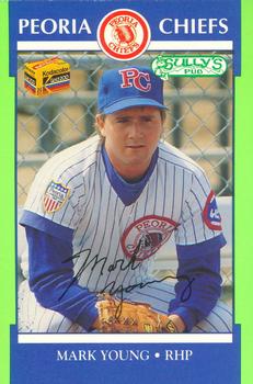 1990 Peoria Chiefs #30 Mark Young Front