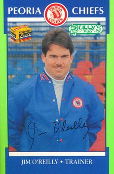 1990 Peoria Chiefs #33 Jim O'Reilly Front