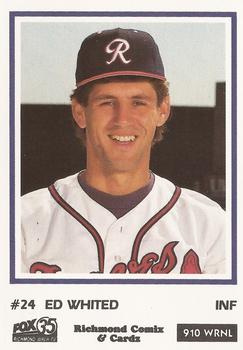 1990 Richmond Braves #8 Ed Whited Front