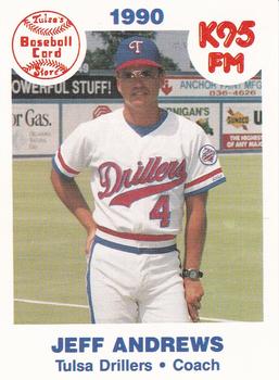 1990 Tulsa Drillers #2 Jeff Andrews Front