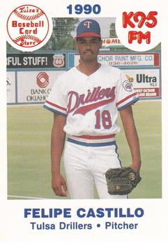 1990 Tulsa Drillers #5 Felipe Castillo Front