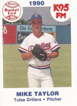 1990 Tulsa Drillers #24 Mike Taylor Front