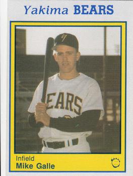 1990 Yakima Bears #26 Mike Galle Front