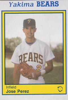 1990 Yakima Bears #34 Jose Perez Front