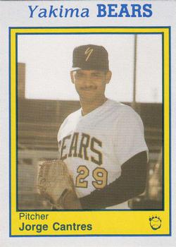1990 Yakima Bears #35 Jorge Cantres Front