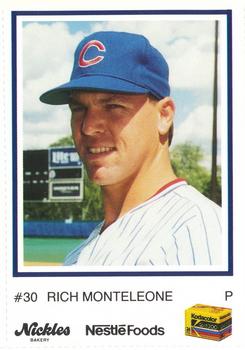 1990 Columbus Clippers #30 Rich Monteleone Front