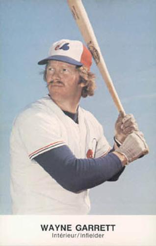 1978 Montreal Expos #13 Wayne Garrett Front