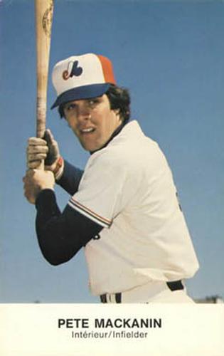 1978 Montreal Expos #18 Pete Mackanin Front