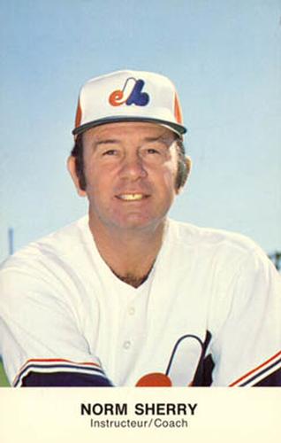 1978 Montreal Expos #27 Norm Sherry Front