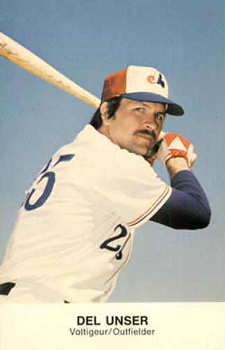 1978 Montreal Expos #30 Del Unser Front