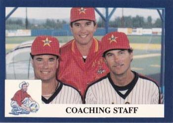 1988 Alaska Goldpanners #NNO Coaching Staff Front