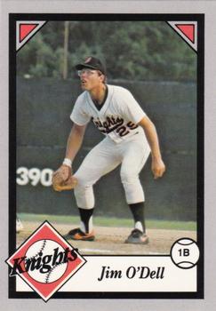 1988 Charlotte Knights #7 Jim O'Dell Front