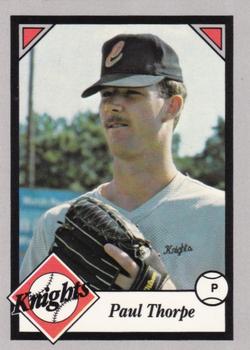 1988 Charlotte Knights #17 Paul Thorpe Front